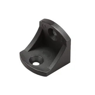 Vinkel Plast 24x23x23mm Sort