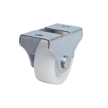 Møbelhjul Mini Ø25mm 20kg M/Plate Hvit