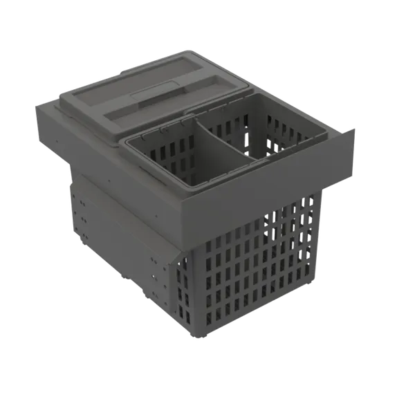 Avfallssorterer IMA Select Side 400 ECO Sidemontert Antrasitt