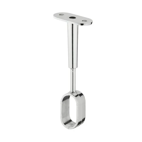 Garderoberørholder Oval Midtfeste  Krom