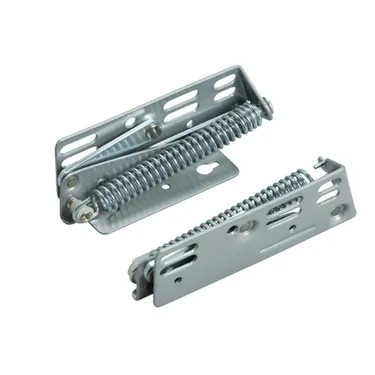 Klaffehengsel 87° M/2 Fjærer Justering Høyre/Venstre Sølv