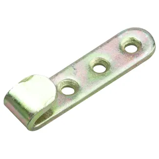 Klaffebordhengsel 62x15x3mm Gulgalvanisert Hann
