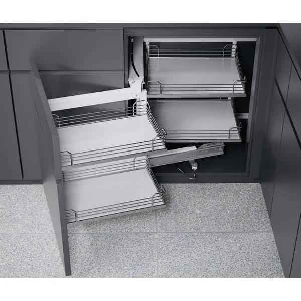 Uttrekk Kesseböhmer Magic-Corner Arena Classic M/Kurver Hvit/Sølv