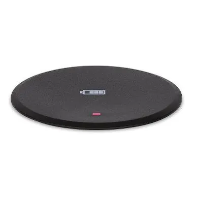 Trådløs ladeplate 15W Ø80mm 1,5m kabel 