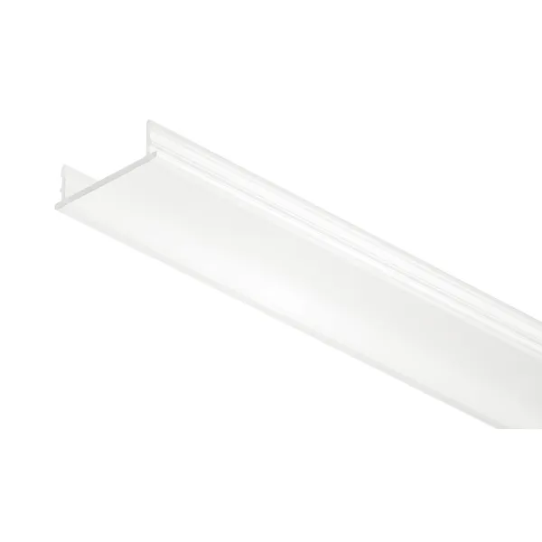 Plastglass For Led-Stripe 2,5m Hvit