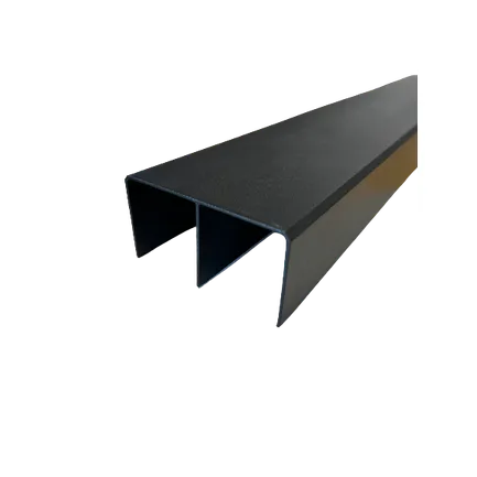 Skyvedørskinne BT Topp 50kg 3m Sort