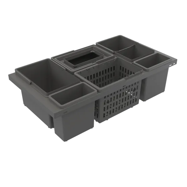 Avfallssorterer IMA Cube Basic Low 800 ECO Antrasitt