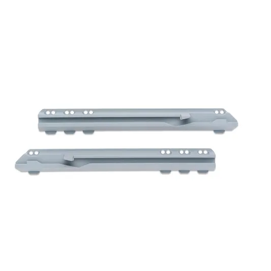 Skinne Pelly Plast For BAC 18mm Sølv