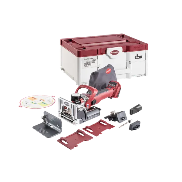 Lamello Zeta P2 batteridrevet fresemaskin DP u/batteri og lader i systainer