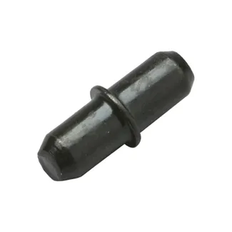 Hyllebærer Duplo 5/5mm Elgalvanisert Metall Sort