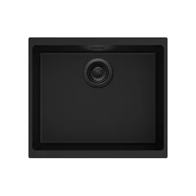 Kjøkkenvask Stala Essent 1 kum plan & underlim sort komposit