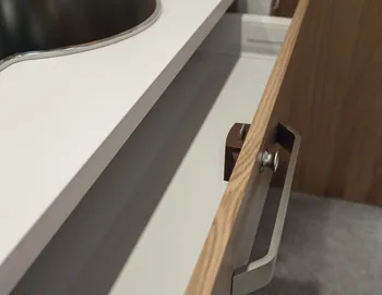 Trykknapp Til Trykklås  19mm Front Matt Krom