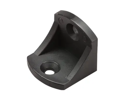 Vinkel Plast 24x23x23mm sort