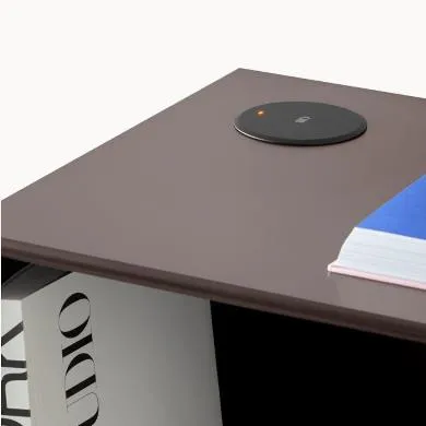 Ladeplate Trådløs 15W Ø80mm 1,5m Kabel 