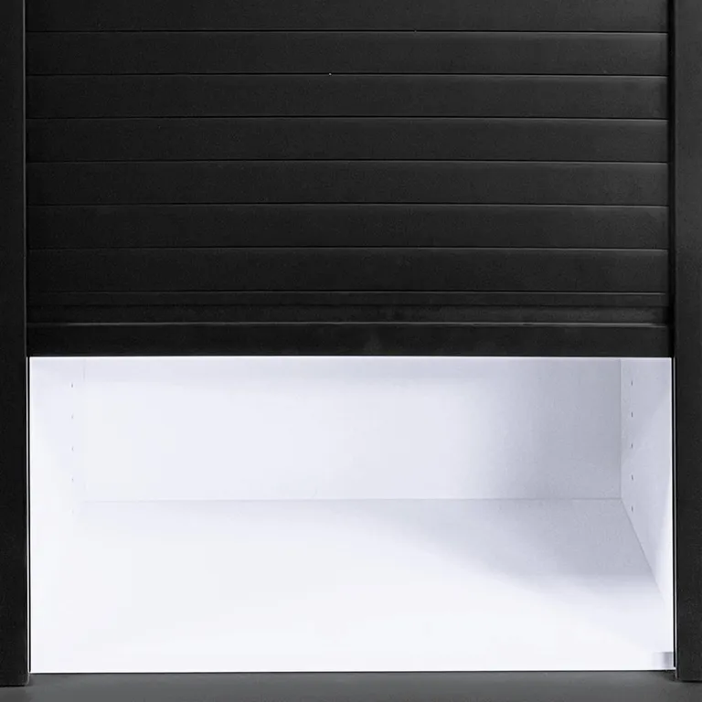 Sjalusi Knoke KS40 H1378 B600 16mm Matt Sort 