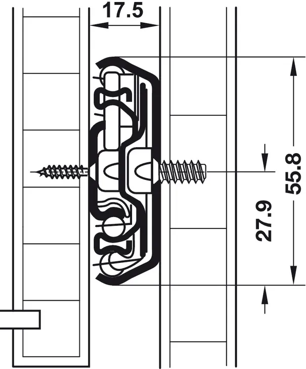 Kulelagerskinner M/Utrekk Galvanisert Stål