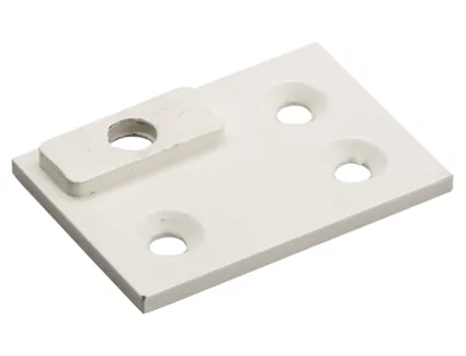 Sinklist Kappbar Høyre/Venstre Flens Sort/Hvit 