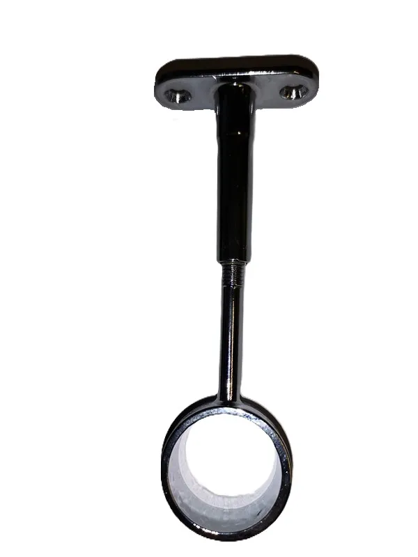 Garderoberørholder Ø25mm Åpen Krom