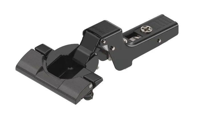 Hengsel Blum 110° Innenforliggende U/Fjær Inserta Svart Onyx 