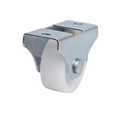 Møbelhjul Mini Ø25mm 20kg M/Plate Hvit