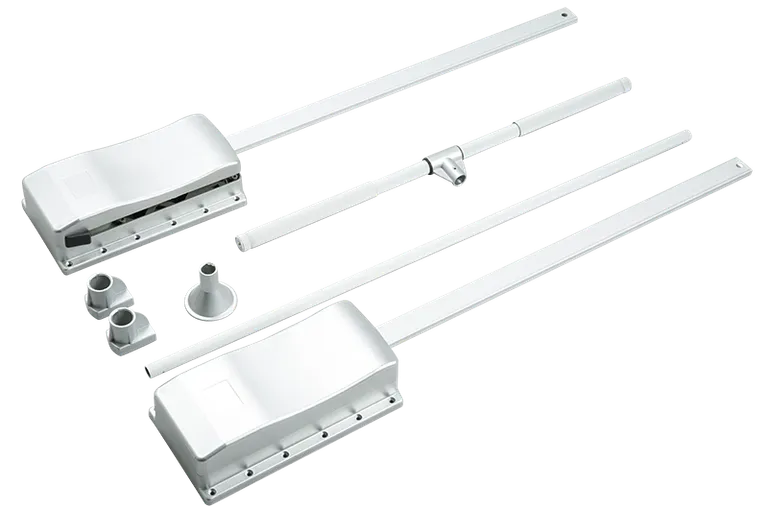 Garderobelift 12kg 562-770mm Sølv