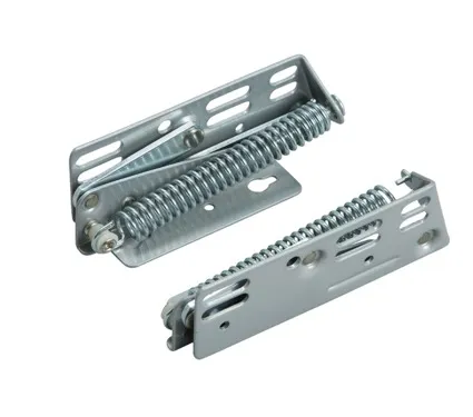 Klaffehengsel 87°  m/2 fjærer justering høyre/venstre sølv