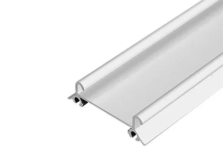 Skyvedørskinne Bunn 3m  M/Klips Aluminium  