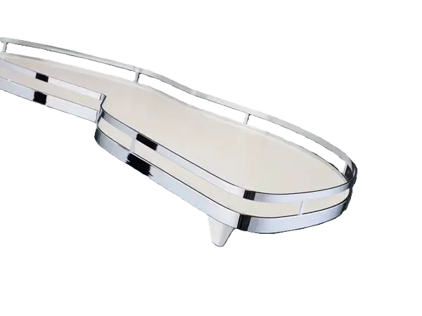 Hjørnekarusell Kesseböhmer LeMans 2 Hvit/Krom 