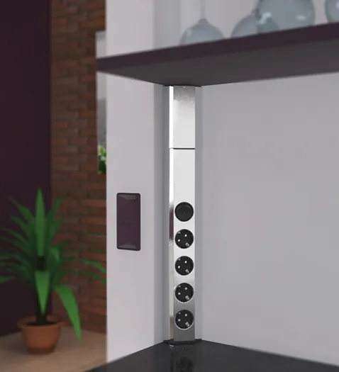 Kontaktrekke Casia 4 Kontakter