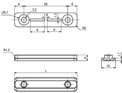 Holder Til Clips Til Sokkelbein BT