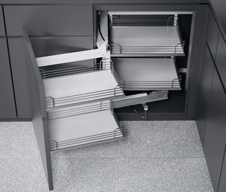 Uttrekk Kesseböhmer Magic-Corner Arena Classic M/Kurver Hvit/Sølv 