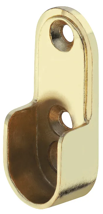 Garderoberørholder Oval For 30x15mm Messing