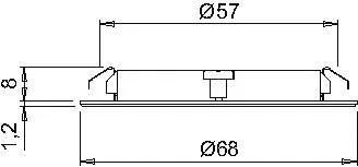 Spot Atom Led 3W 24V 3000K Matt Nikkel