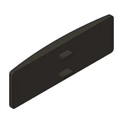 Dekkappe Blum til hengsel K0 svart onyx