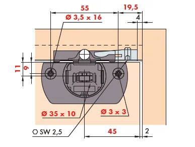 Stopper Eku Clipo 15 