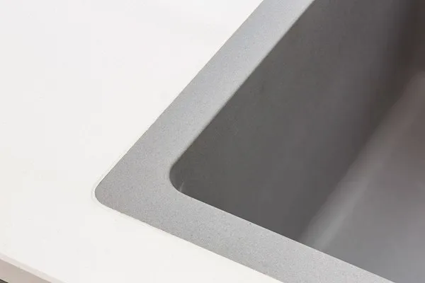 Komposittvask Stala Combo 1 Kum Plan & Underlim Grå 