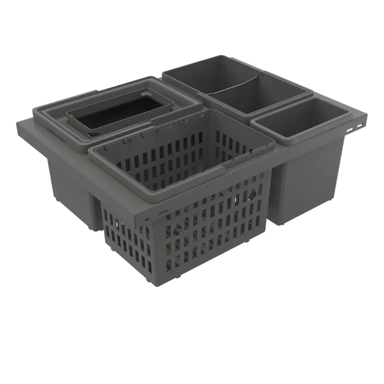 Avfallssorterer IMA Cube Basic Low 600 ECO Antrasitt