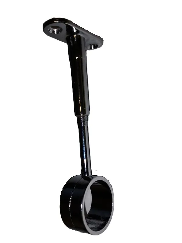 Garderoberørholder Ø25mm Åpen Krom