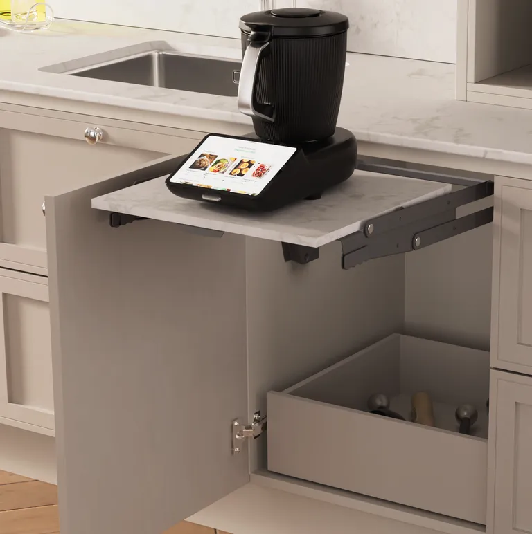 Nedsenkbeslag Kesseböhmer  ChefsTable antrasitt