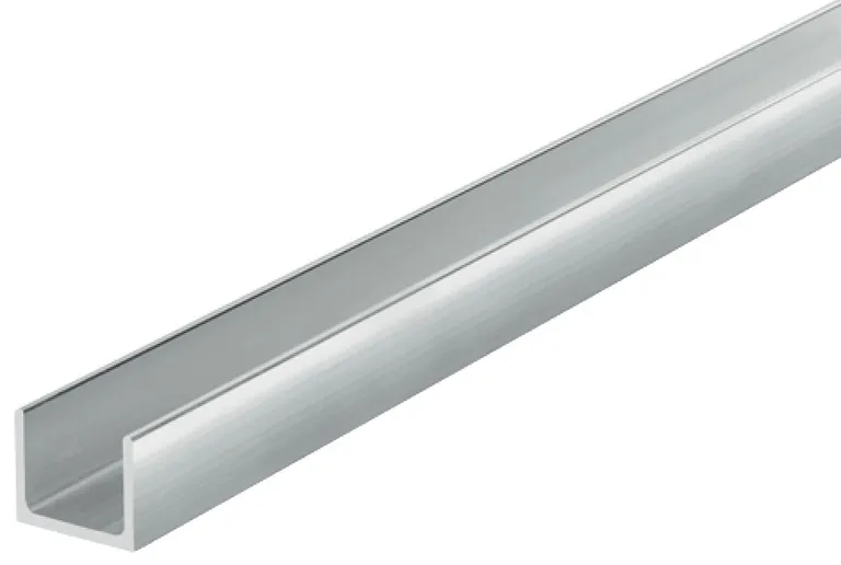 Skyvedørskinne Topp  3500mm Aluminium 