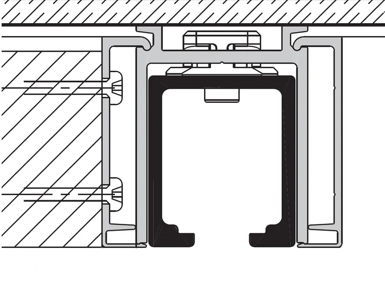 Frontpanel Hawa Junior 80/B Pocket ClipOn 2m Aluminium 