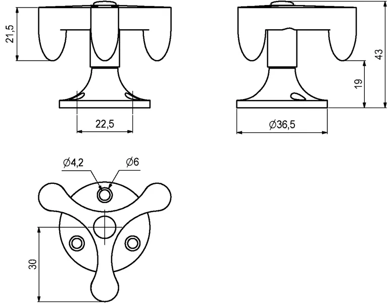 Krok 3 Kroker Dreibar Matt Sort