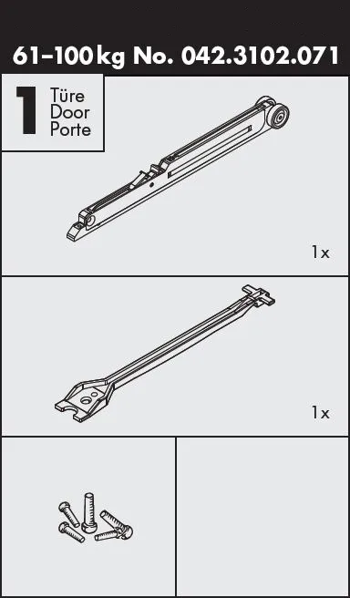 Demper Hawa Porta 100kg