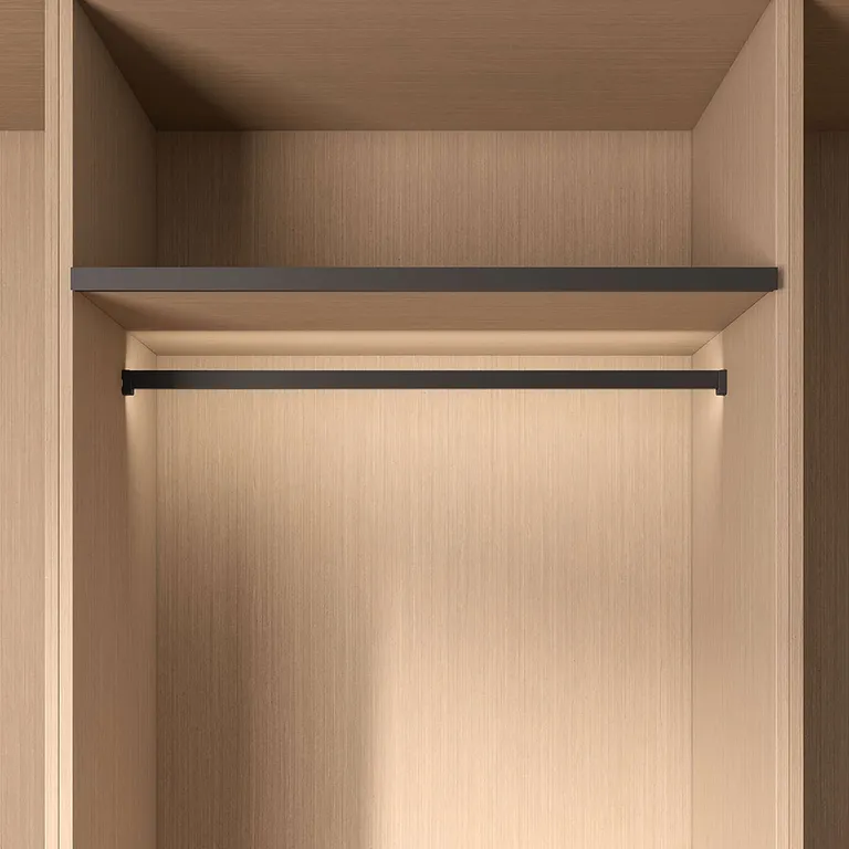 Garderobestang Kesseböhmer Conero Max 1220mm Svart