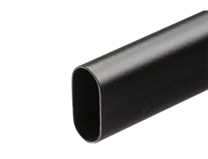 Garderoberør Oval  3m Sort