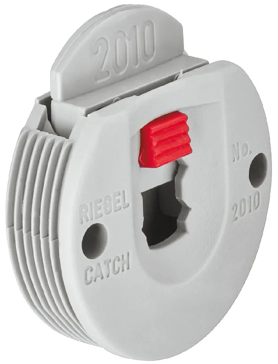 Skyvedørføring Toppstyring Plast Grå