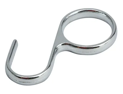  S-Krok Garderoberør Lukket Ø26mm Krom