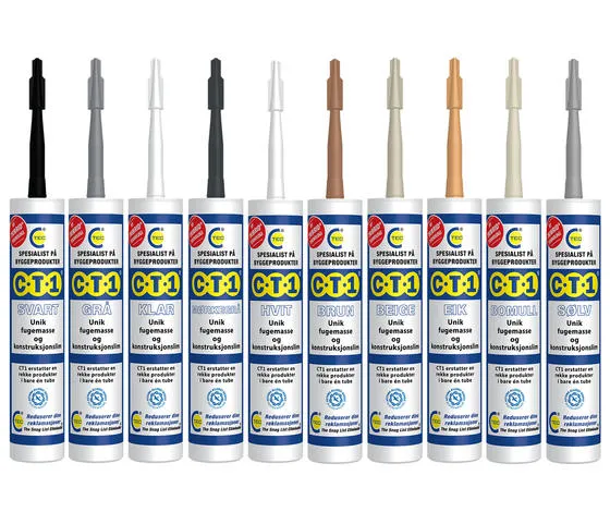 Fugemasse & Lim CT1 - Flere Farger