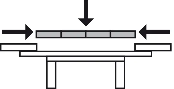 Kulelagerskinne Borduttrekk 1200mm Ileggsåpning 1760mm 