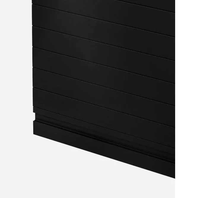 Sjalusi Knoke KS40 H1378 B600 16mm Matt Sort 